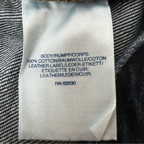 LANDS’ END Men’s Blue Jeans Sz W42”/L29.5” Dark Wash Traditional Fit Pockets - Picture 8 of 11